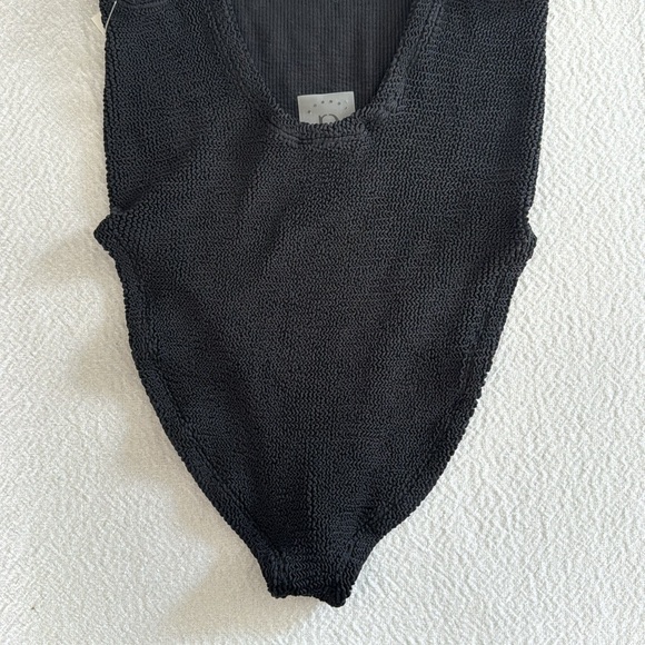 Hunza G Domino Ring Hardware One-Piece Swimsuit, BRAND NEW Black, $270 - Picture 11 of 11